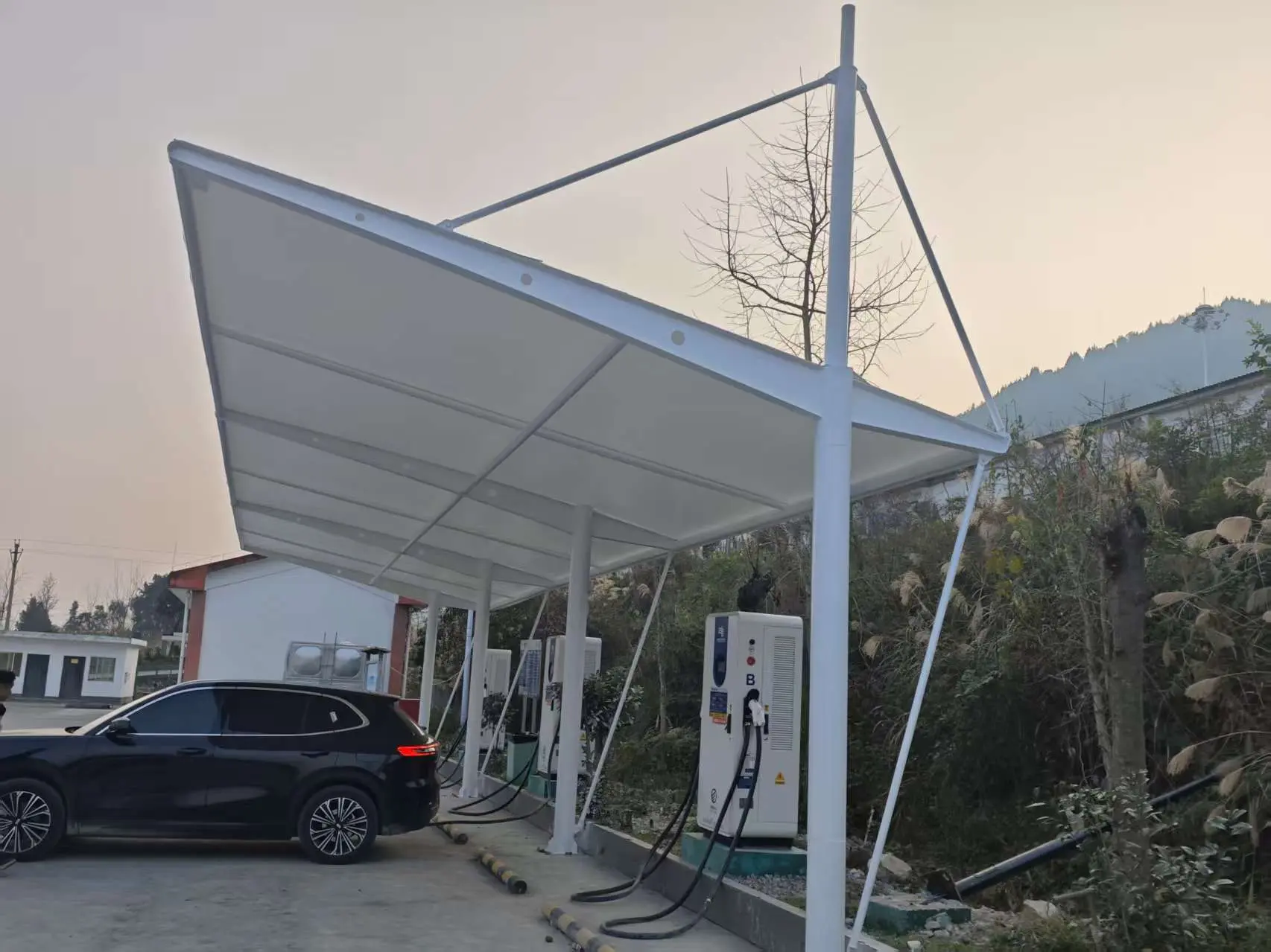 贵州德江膜结构停车棚怎么选不踩坑？本地源头工厂详解选材与报价