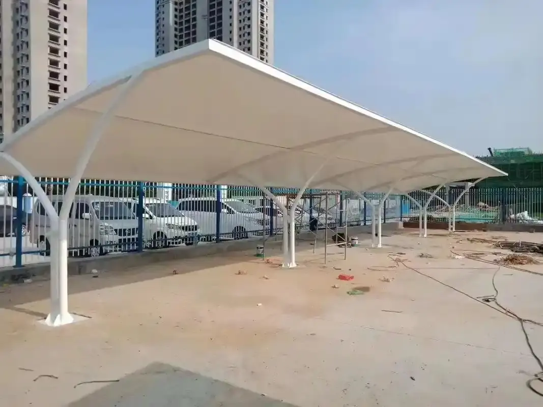 贵州德江园区停车棚为何生锈漏水?选购膜结构先避开这三个坑